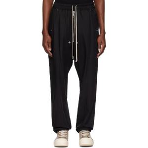 25 FW 릭오웬스 남성 블랙 할리우드 벨라 슬랙스 251232M191013