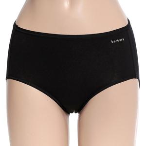 [바바라] 여성 삼각 하이웨스트 부인용 높은 면 팬티 APT4350B BK