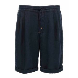 [BRUNELLO CUCINELLI] 라프리마 남성 팬츠 반바지 린넨 버뮤다 M243DU0020C2517 Blue /8