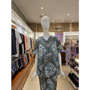 [와코루] 가볍고부드러운 수입 폴리 요루나염 이지웨어 상의 여성홈웨어 (WPA877WS-GR VI)