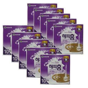 해피홈 모기향s 10개입 10세트