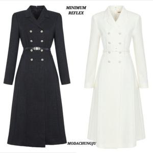 [미니멈]MD 카라넥 더블버튼 플레어원피스 MD MXBAWO3220_CJ