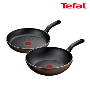 테팔 인덕션 라이트쿡 2종(팬28+웍28)