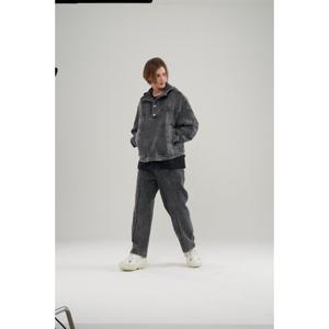 [서광모드]워시드 스판데님 오버핏 후디 아노락 컴스페이스