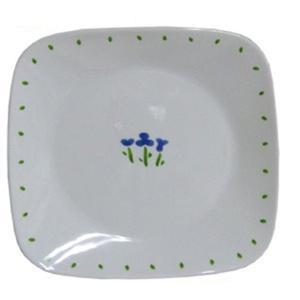 코렐 리틀블루 사각접시(대)26.5cm 대접 플레이팅 식기 주방식기 주방접시 부엌접시 심플한접시 심플접시