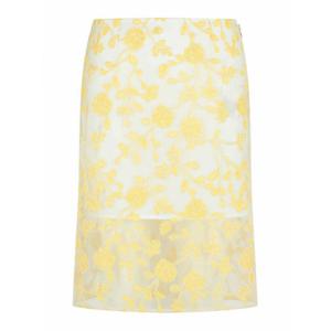 [ROTATE] 라프리마 여성 니 Length 미디 펜슬 플라워 옐로우 폴리에스테르 스커트 113673858858 /8
