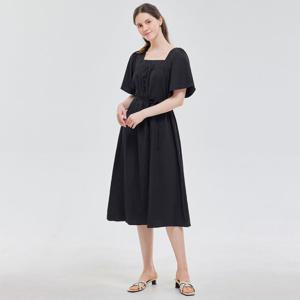 [포커스]날개 소매 스퀘어 넥 원피스 PBINF5M1OP3211