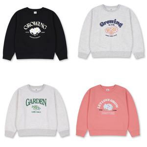 [탑텐키즈]여아) 베이직 더블니트 그래픽 스웨트셔츠 MKF1TR2201