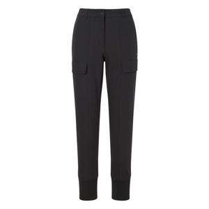 헤지스 골프 여성 25SS 블랙 여성 우븐 카고 조거 팬츠 HWPA5A991BK