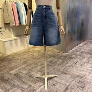 [ab.f.z]AOZ5QE31G_백 밴딩 워싱 데님 반바지