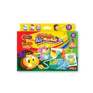 동아 멜로디언 에어마카 12색 토루B 미술용마카 그림마카 마카 마카펜 잉크펜 마커 미술마카펜 컬러마카펜