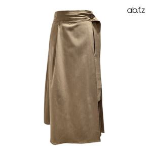 [에이비에프지]랩스타일 롱 주름 스커트 APZ5ZS31G