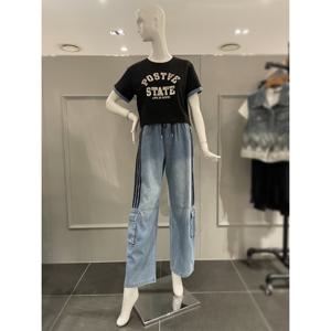 르니앤맥코이 카고 데님팬츠 티셔츠 셋업 (MM05TP506HJZ)