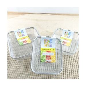 대흥 스텐 사각 바구니 소