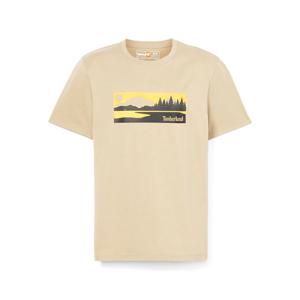 [팀버랜드] 남성 로고 캐주얼 반팔티 베이지_TB0A2QGQDH41