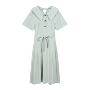 [에꼴드파리][에꼴드파리] 카라디자인 반팔 원피스_CB27WOC036A