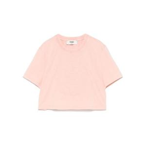 펜디 반팔 티셔츠 FS9715 ASNI F1RX7 STRAWBERRY CREAM