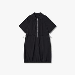 [지컷]하프 집업 숏 슬리브 원피스 (7255237113)