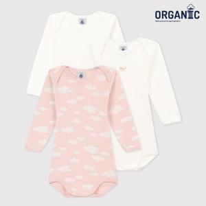 [쁘띠바또]쁘띠바또 베이비 오가닉 클라우드 바디수트 우주복 3PACK (NTF43NB58F_PK)