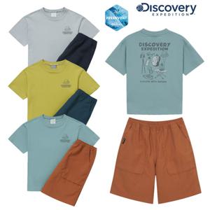 디스커버리키즈 DKAZ72053 키즈 프레시벤트 아웃도어 백그래픽 트레이닝 세트