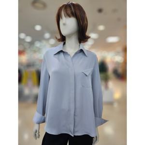 [아날도바시니]샤무드 아웃포켓 루즈핏 셔츠 AY03BL21N