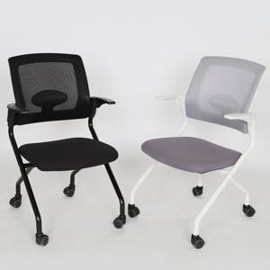 체어포커스 토즈스터디 접이식 TZX-950 암레스트 사륜형 공부의자  컴퓨터 책상 학생 등받이 사무용 사무실 회의 독서실 바퀴 도서관 학원 공부방 편한 강의실