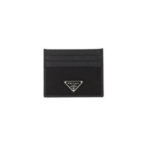 프라다 리나일론 사피아노 레더 카드 홀더 블랙 2MC025-2DMH-F0002