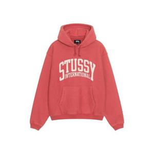 스투시 릴렉스드 인터네셔널 후드 워시드 레드 118550