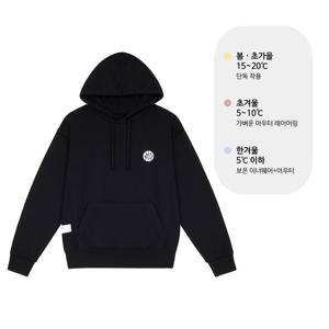 뉴발란스 에센셜 훕스 남자 후드티 후디 블랙 MT23581-BK