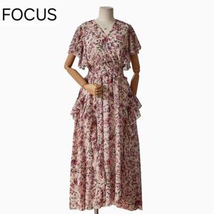 [포커스]롱프릴플라워원피스 FM5D3OP3233_SH