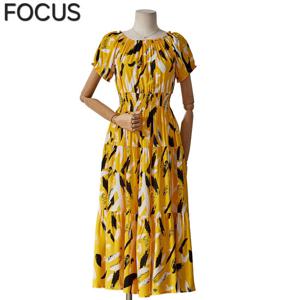 [포커스]스모킹패턴원피스 FM5D3OP3208_SH