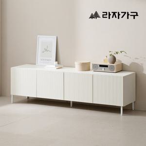 라자가구 세이지 1800 광폭형 템바보드 거실장(철제다리형)