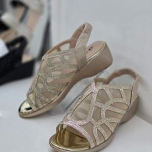 [리바디]망사 핫피스 통굽 샌들 4.5cm  ARA2025RV0030