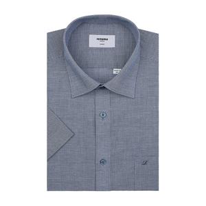 [레노마(셔츠)]린넨혼방스타체크 일반핏반팔셔츠  RPUSG0238NY