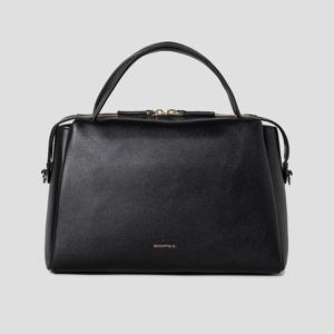 [빈폴] 펌킨 탑지퍼 미디엄 토트백 - 블랙 BE47D3M765