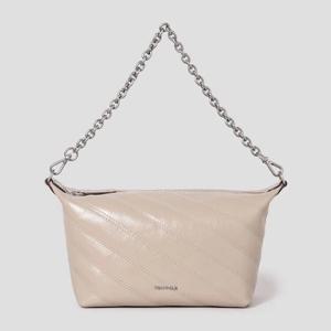 [빈폴] 구름 퀼팅 탑지퍼 스몰 크로스백 - 베이지 BE47D3M71A