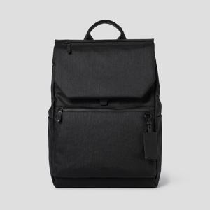 [빈폴] 디노 미디엄 플랩 백팩 - 블랙 BE47D2M105