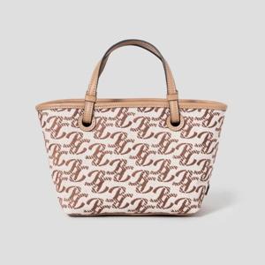 [빈폴] 써머 파인 자카드 스몰 토트백 - 브릭 BE53D3M05C