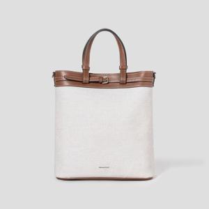 [빈폴] 파인 미디엄 세로 토트백 - 브릭 BE53D3M03C