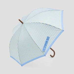 [빈폴] [애니웨더] 깅엄체크 장우산 - 스카이 블루 BE548AU03Q