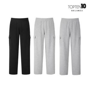 [탑텐 밸런스]남성) MBF5PT1902  부드러운 더블니트 카고 팬츠