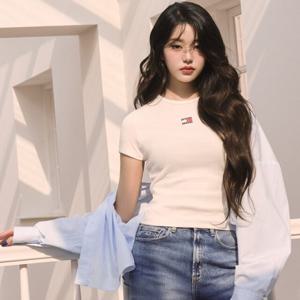 타미진 여성 크롭 포플린 셔츠 (T32F6WSH03TWT1)