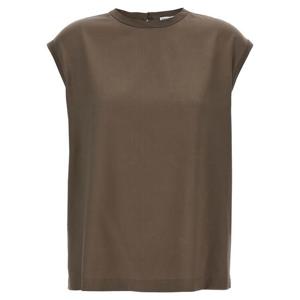 브루넬로 쿠치넬리 민소매 티셔츠 MPC59EH500C3981 Brown