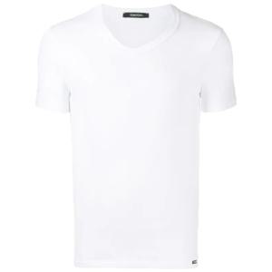 25 FW 톰포드 톰 포드 V넥 코튼 티셔츠 T4M091040 TP432773862