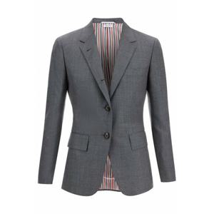 [라스트원] [THOM BROWNE] 라프리마 여성 울 트윌 자켓 인 슬림 핏 스타일 FBC637A 00626 035 /7