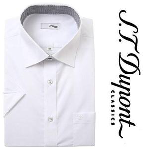 [듀퐁셔츠]  SE5MM12HS902SWH_화이트 반소매 일반핏 셔츠