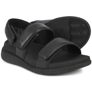 [정품] 핏플랍 여성 F-모드 고 어드저스터블 플랫폼 올 블랙 백 스트랩 샌들 (IV9-090)