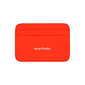 아크네스튜디오 CG0262 NEON RED (BQ7) 로고 카드지갑