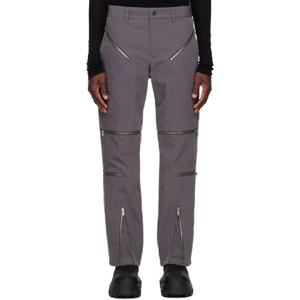 25 FW 릭오웬스 남성 그레이 할리우드 헤돈 컨버터블 슬랙스 251232M191073