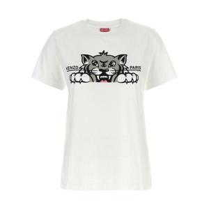 겐조 반팔 티셔츠 FF62TS3524SO02 White